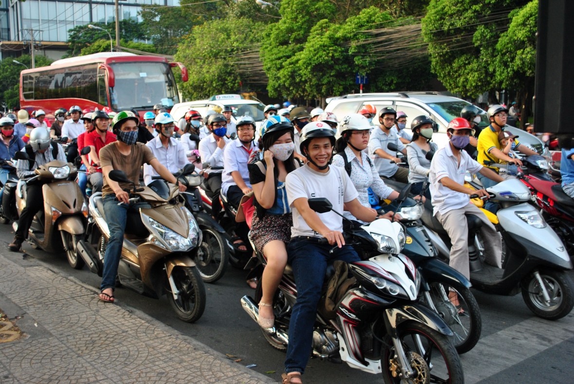 Mopeds in Vietnam