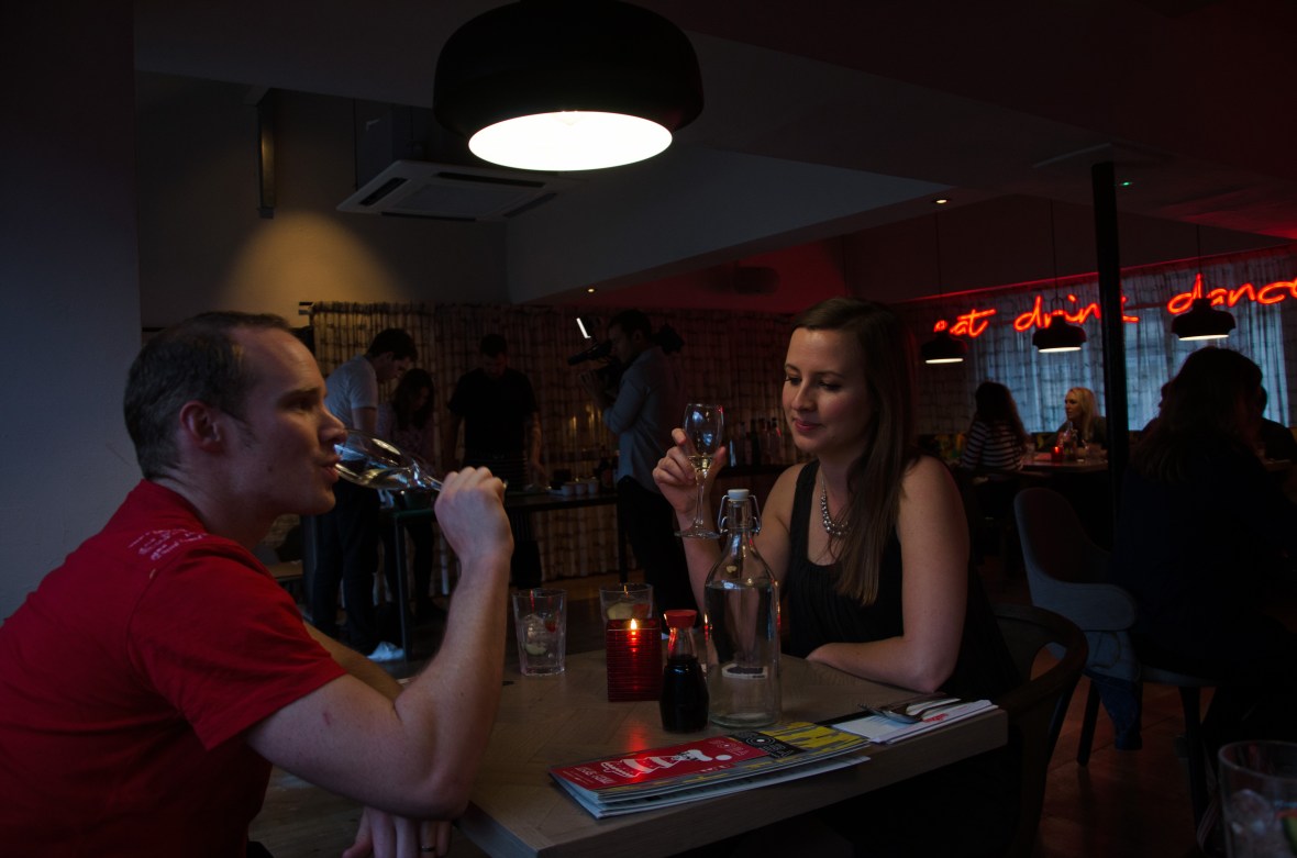 Jake and I at Bar Soba