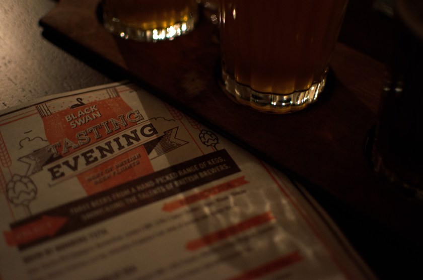 Beer flight - Black Swan