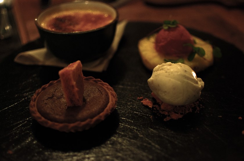 Dessert at Black Swan